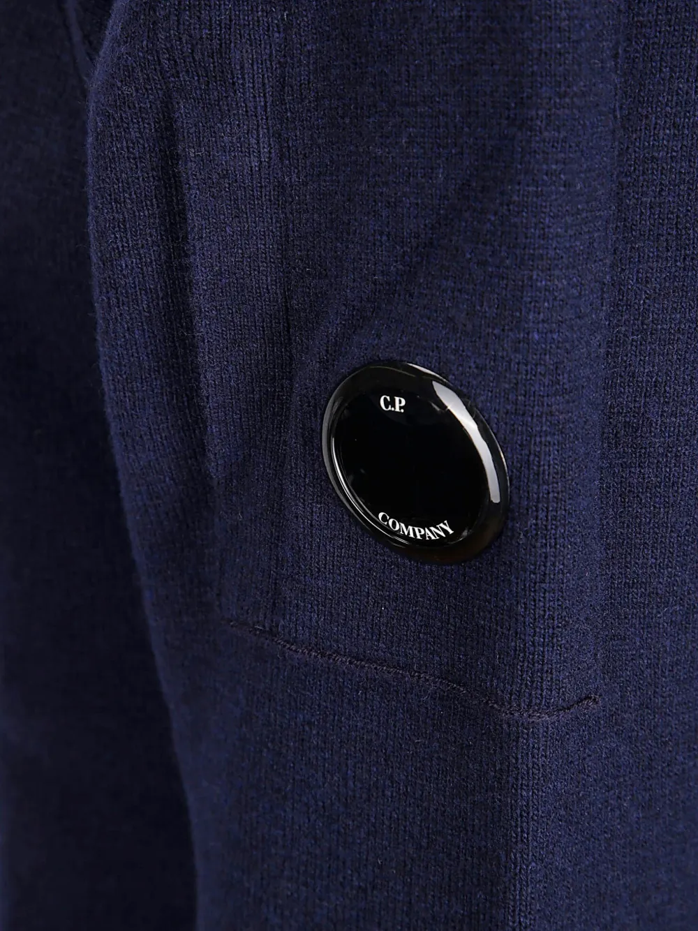 C.P. Company Trui met ronde hals en raglan mouwen Zwart