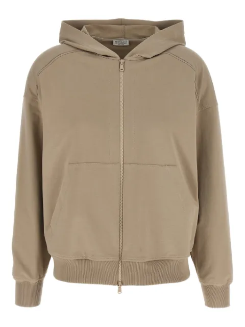 Brunello Cucinelli Monile zip-up hoodie
