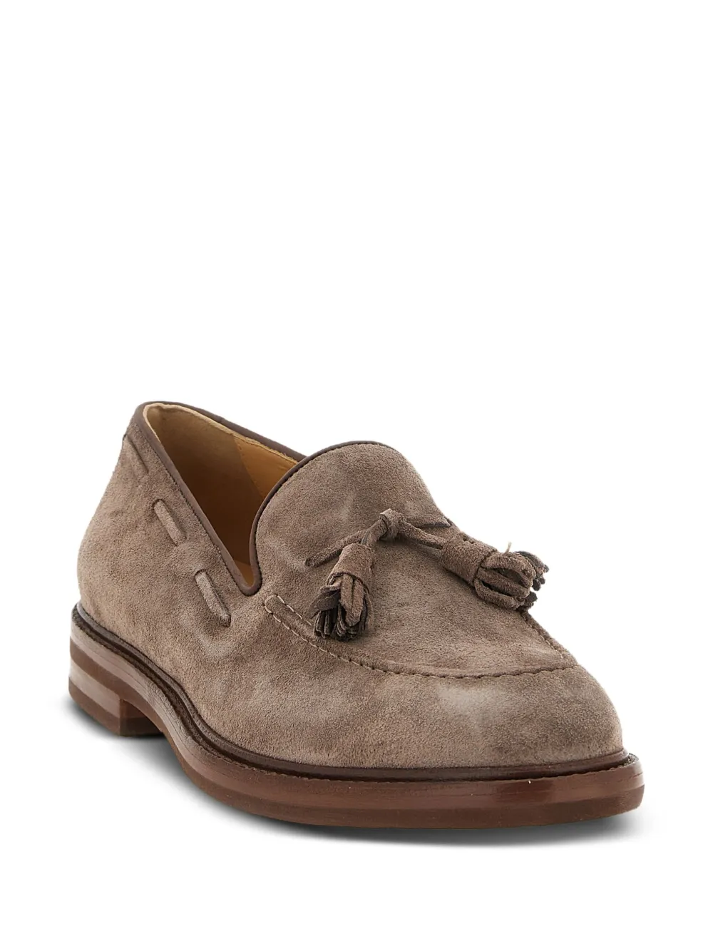 Brunello Cucinelli حذاء إبحار شمواه بشرابة | Image 2