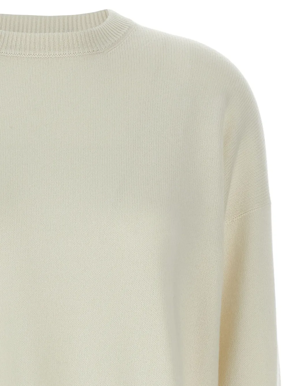 Brunello Cucinelli Kasjmier trui met moniliketting Beige