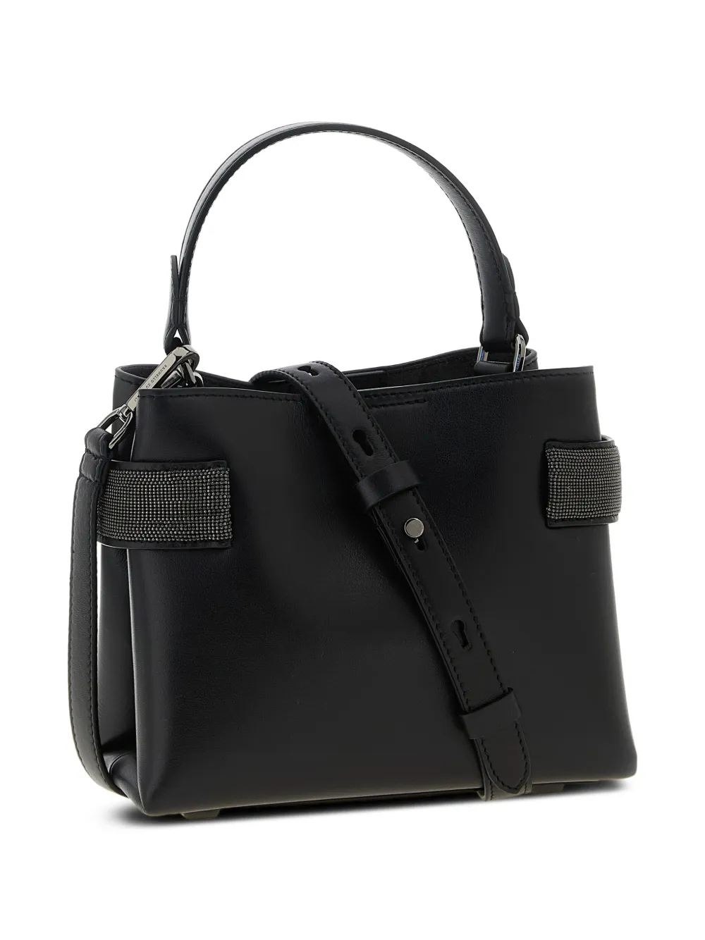 Brunello Cucinelli Essence kleine shopper - Zwart