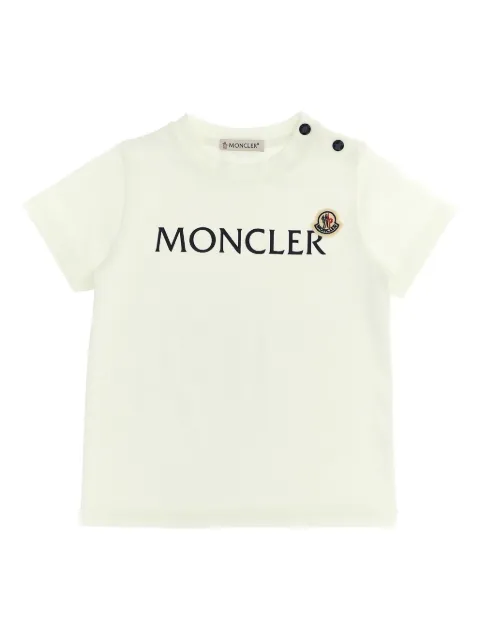 Moncler Enfant logo-patch T-shirt