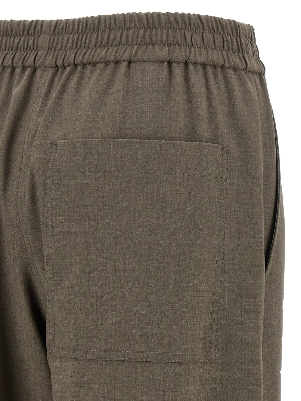 Brunello Cucinelli Trainingsbroek met elastische tailleband Grijs