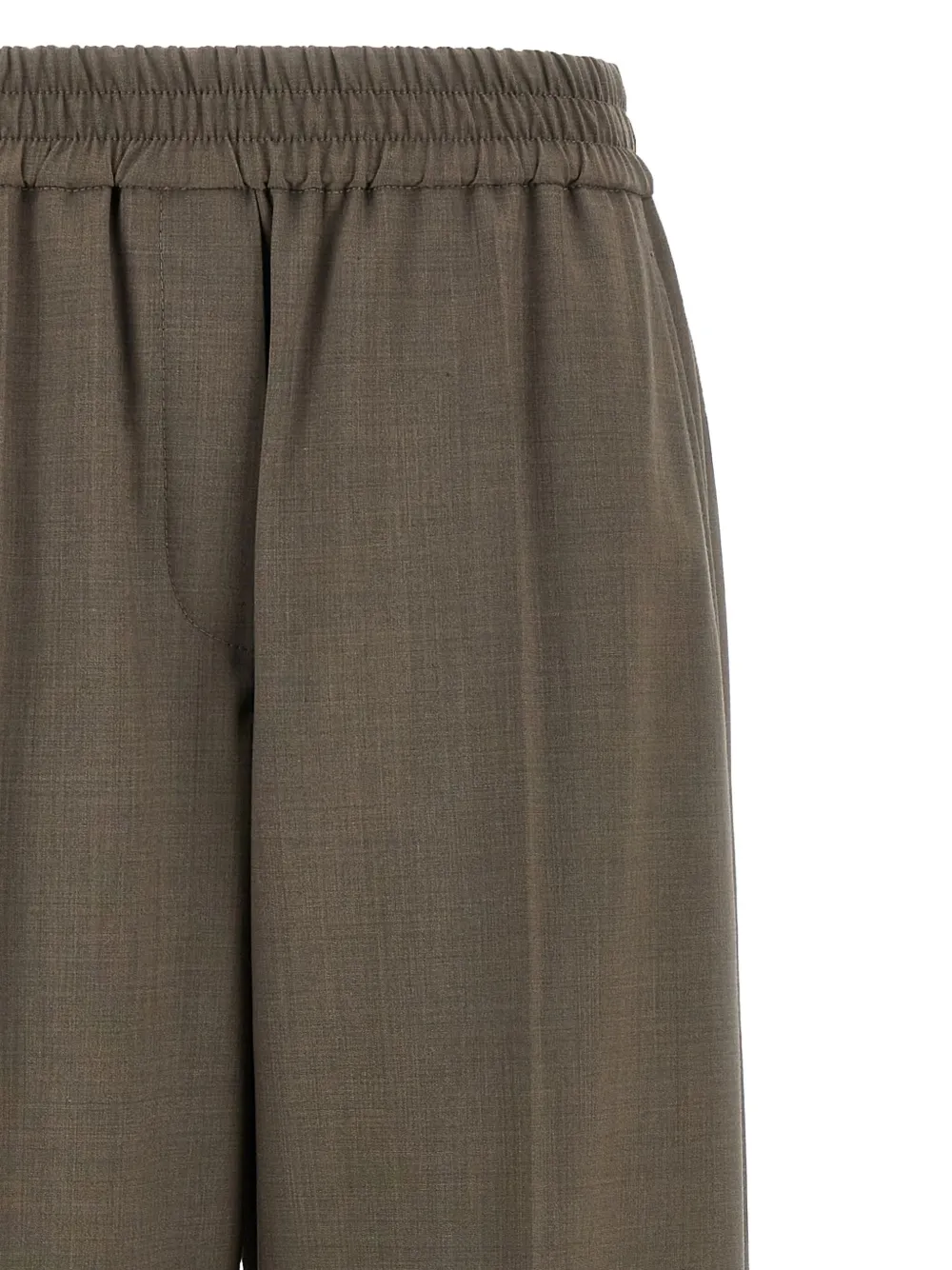 Brunello Cucinelli Trainingsbroek met elastische tailleband Grijs