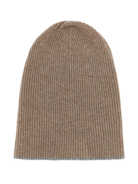 Brunello Cucinelli ribbed cashmere beanie