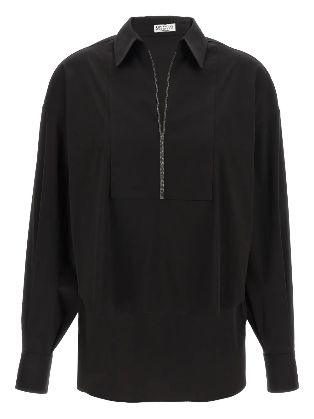 Brunello Cucinelli Monili V-neck blouse Zwart