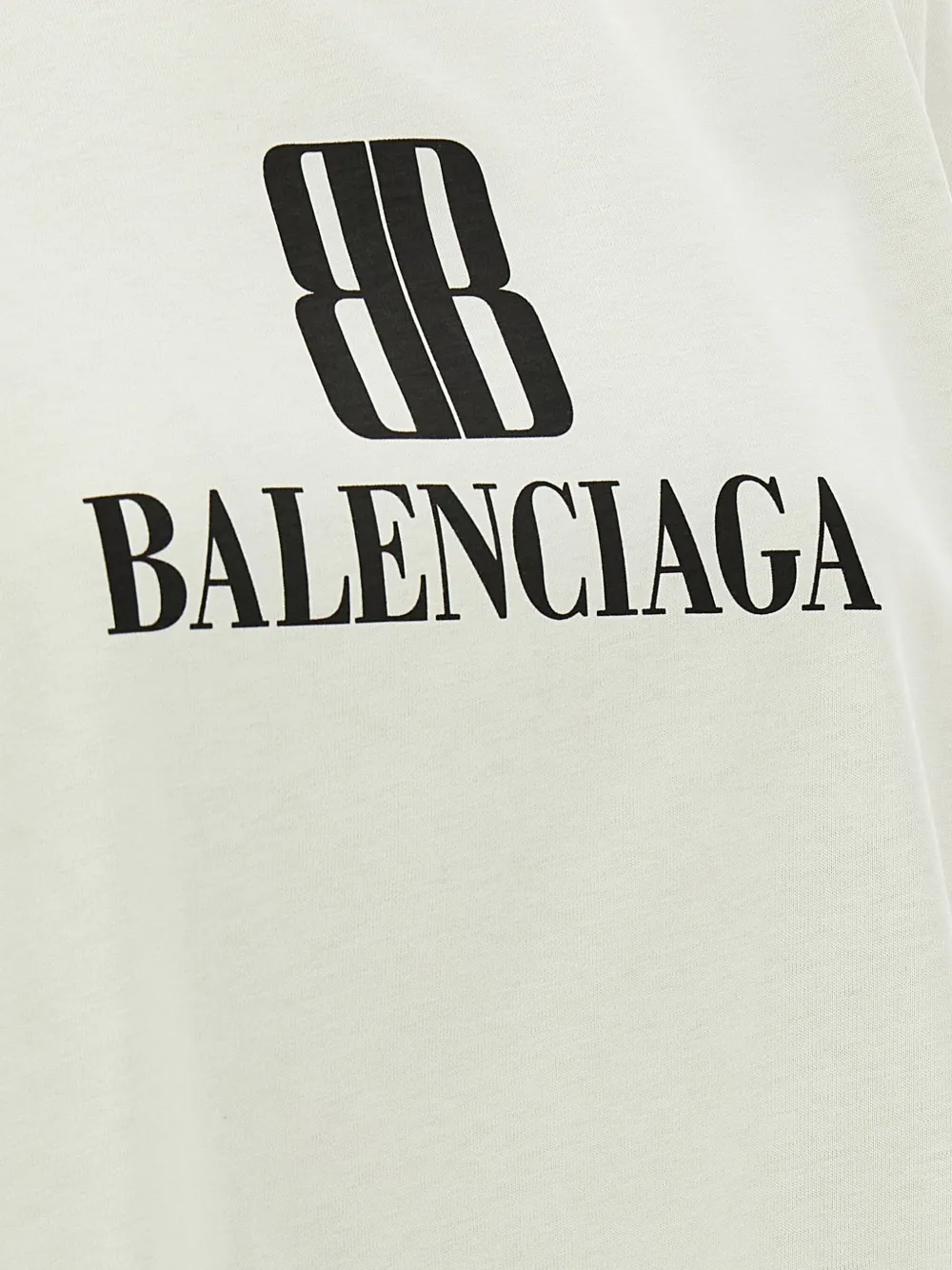 Balenciaga Katoenen T-shirt met logoprint Grijs