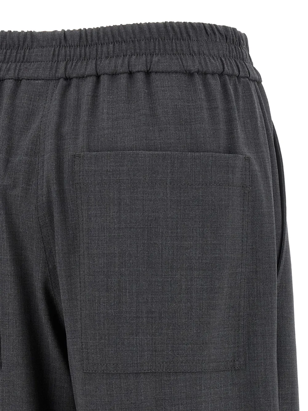 Brunello Cucinelli Trainingsbroek met elastische tailleband Grijs