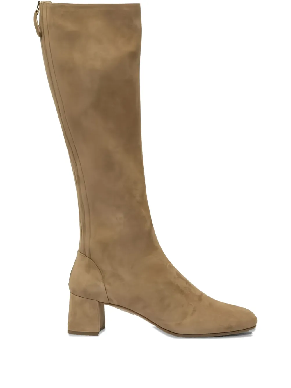 Aquazzura 50mm Saint Honore suede knee-high boots Brown