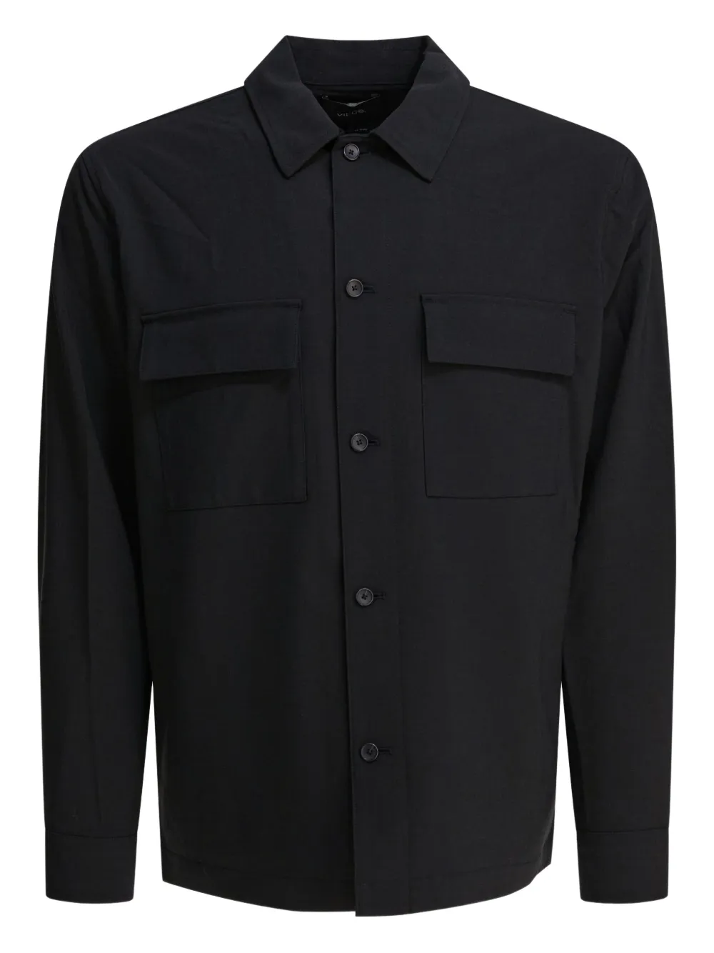 Vince button-down pocket shirt Zwart