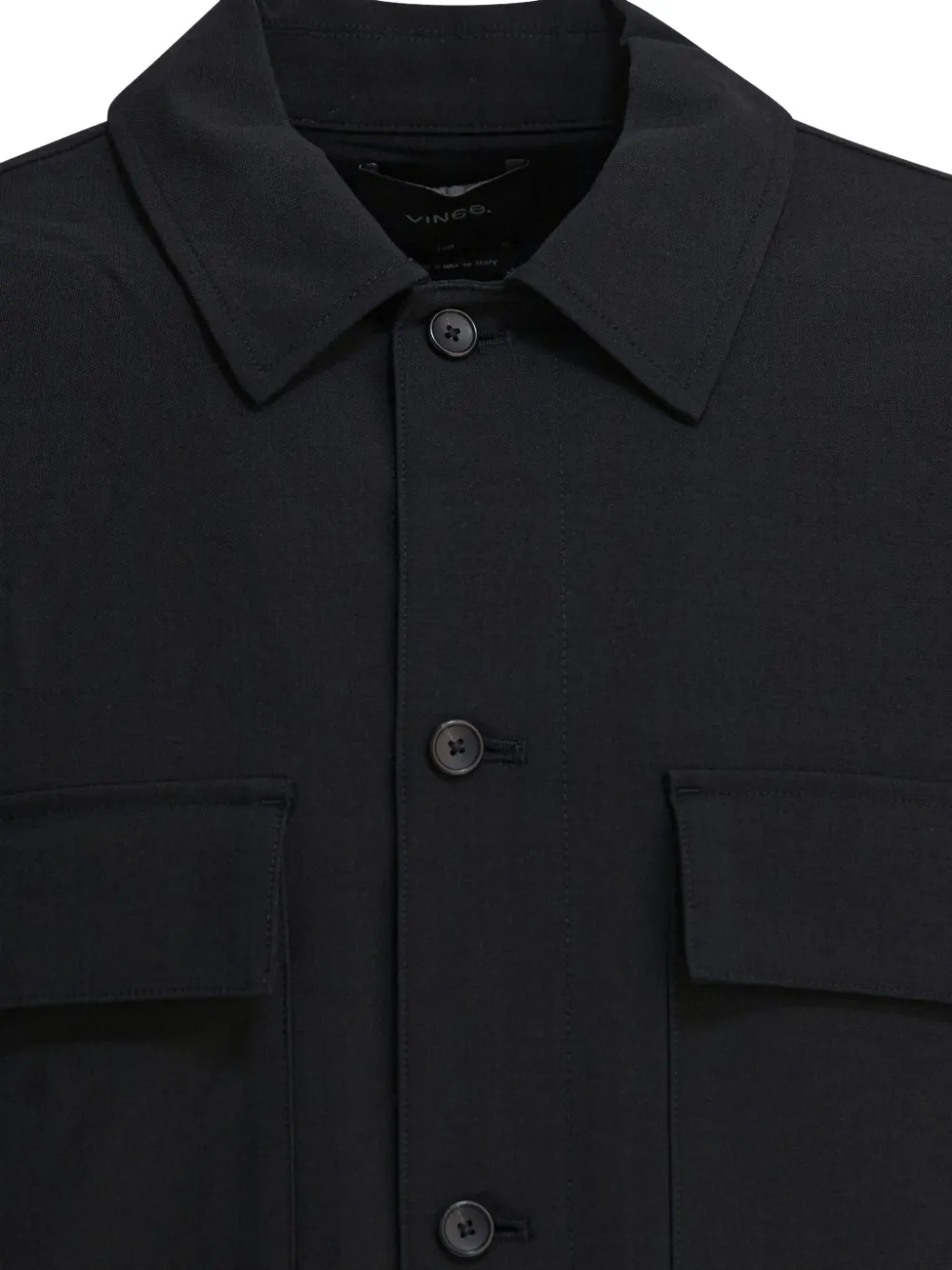  Vince Button-down Pocket Shirt - Black 