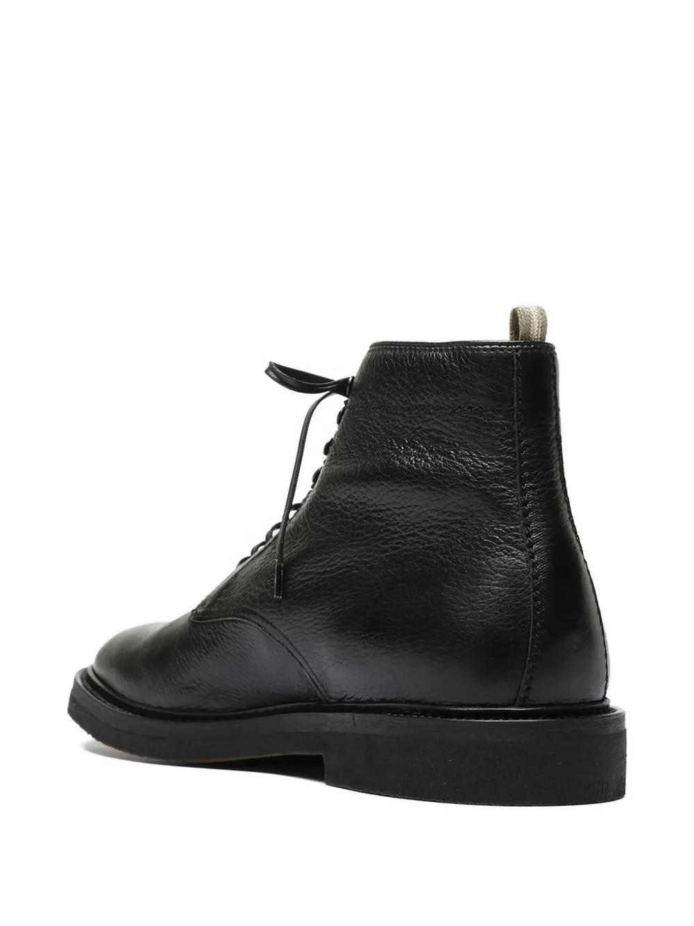 Officine Creative lace-up leather boots Black