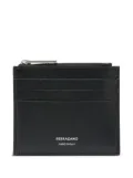 Ferragamo zip-top card holder - Black