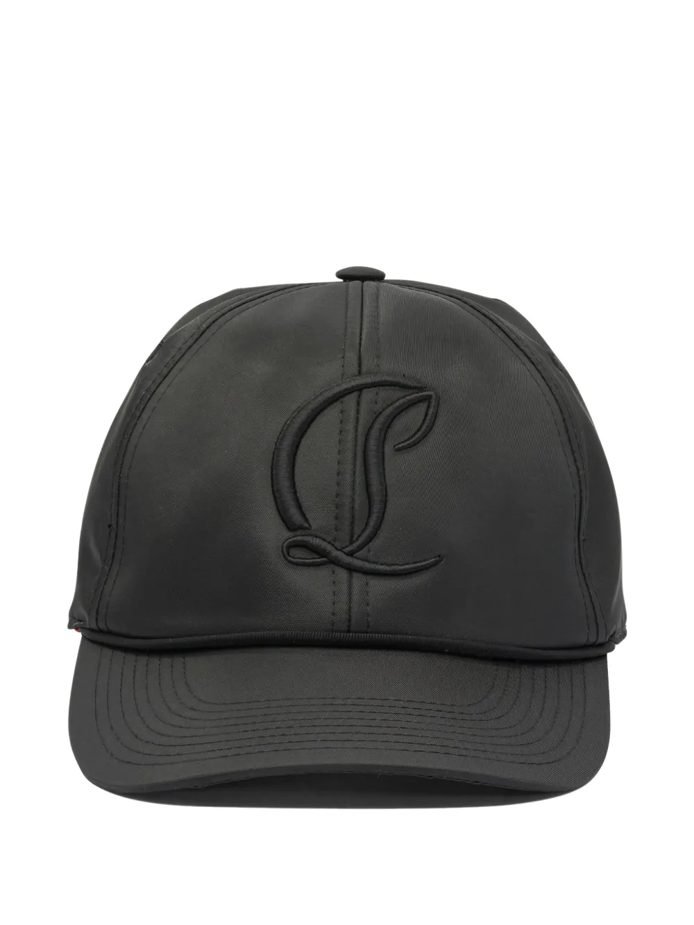 Christian Louboutin logo-embroidered baseball cap | Black | Image 1