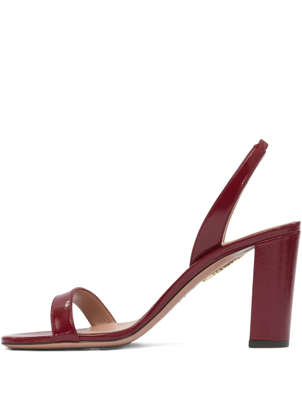 Aquazzura 85mm So Nude slingback sandals Red