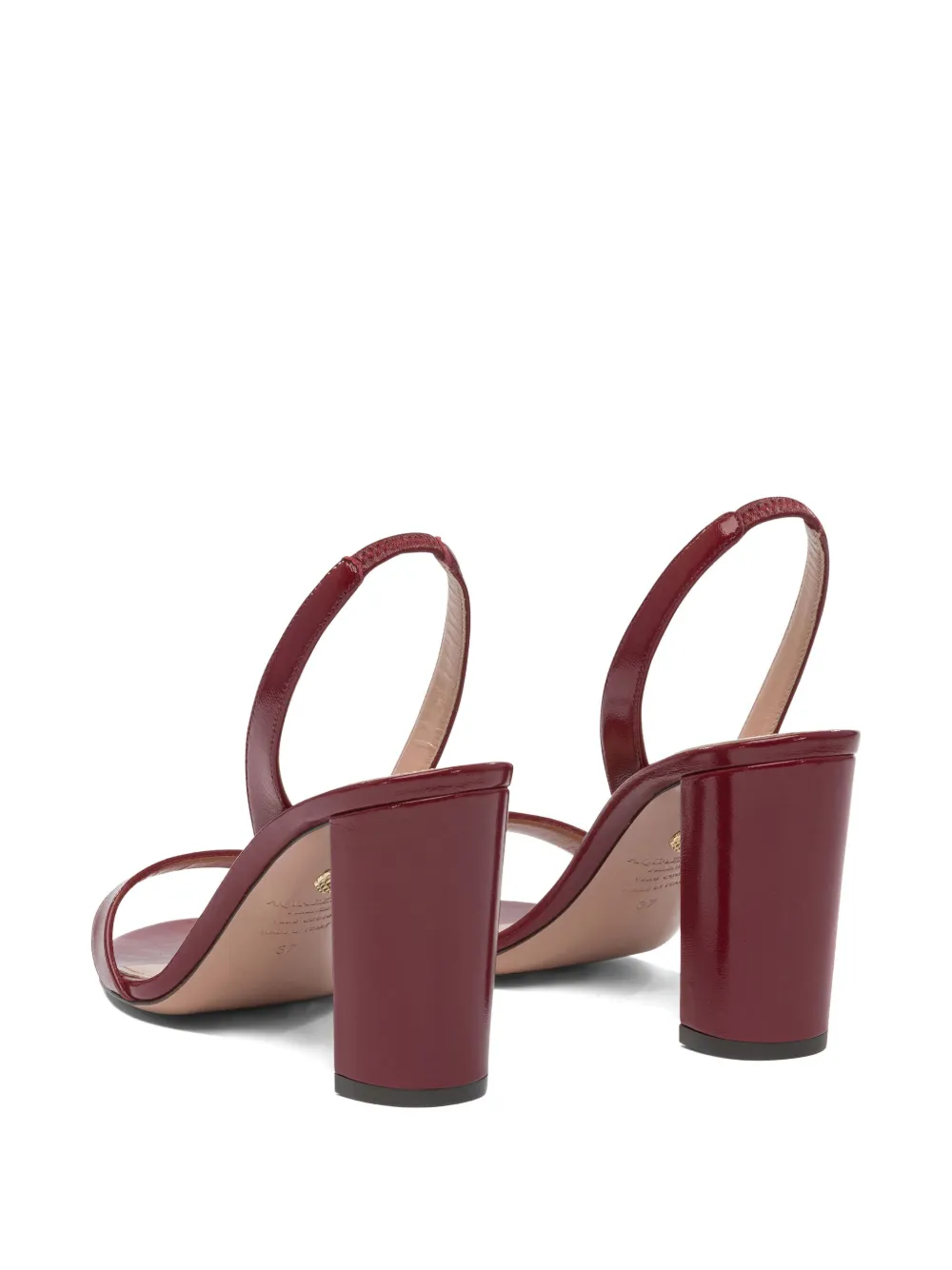 Aquazzura 85mm So Nude slingback sandals Red