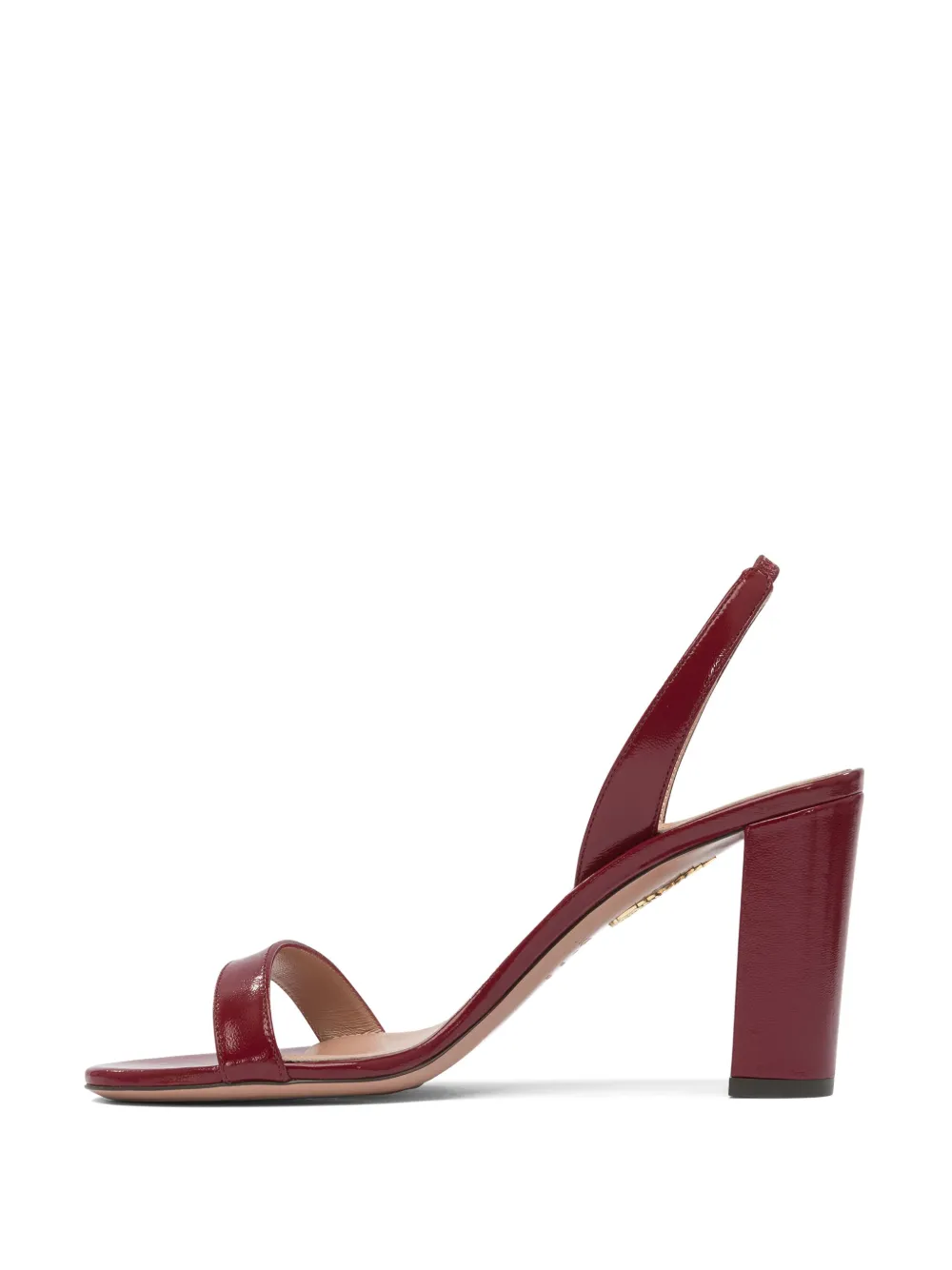 Aquazzura 85mm So Nude slingback sandals Red