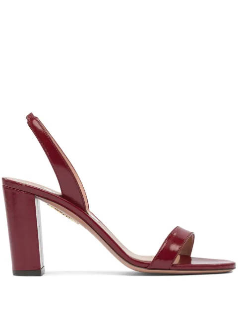Aquazzura 85mm So Nude slingback sandals