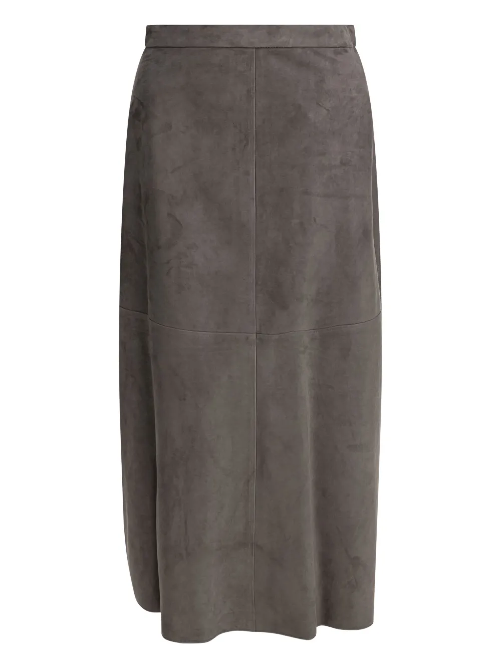 'S Max Mara suede panelled skirt