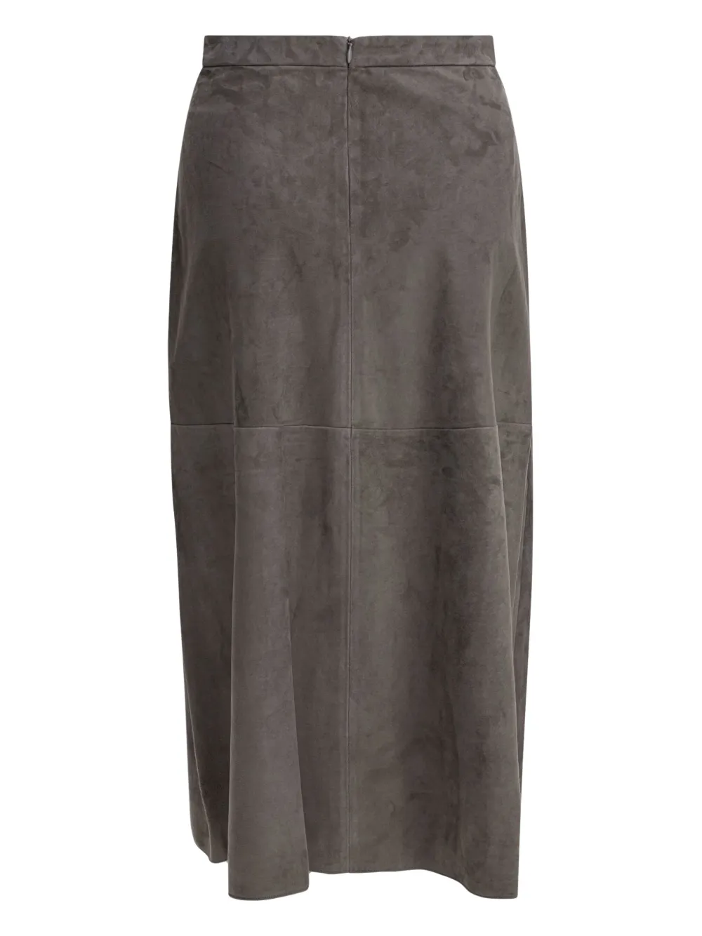 'S Max Mara suede panelled skirt Grijs
