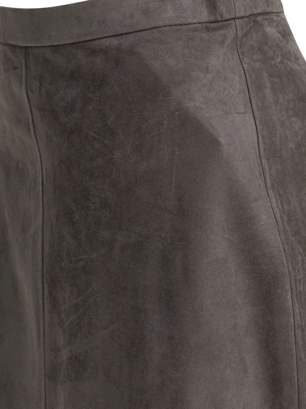 'S Max Mara suede panelled skirt Grijs