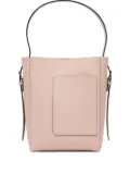 Valextra bucket-style leather tote bag - Neutrals