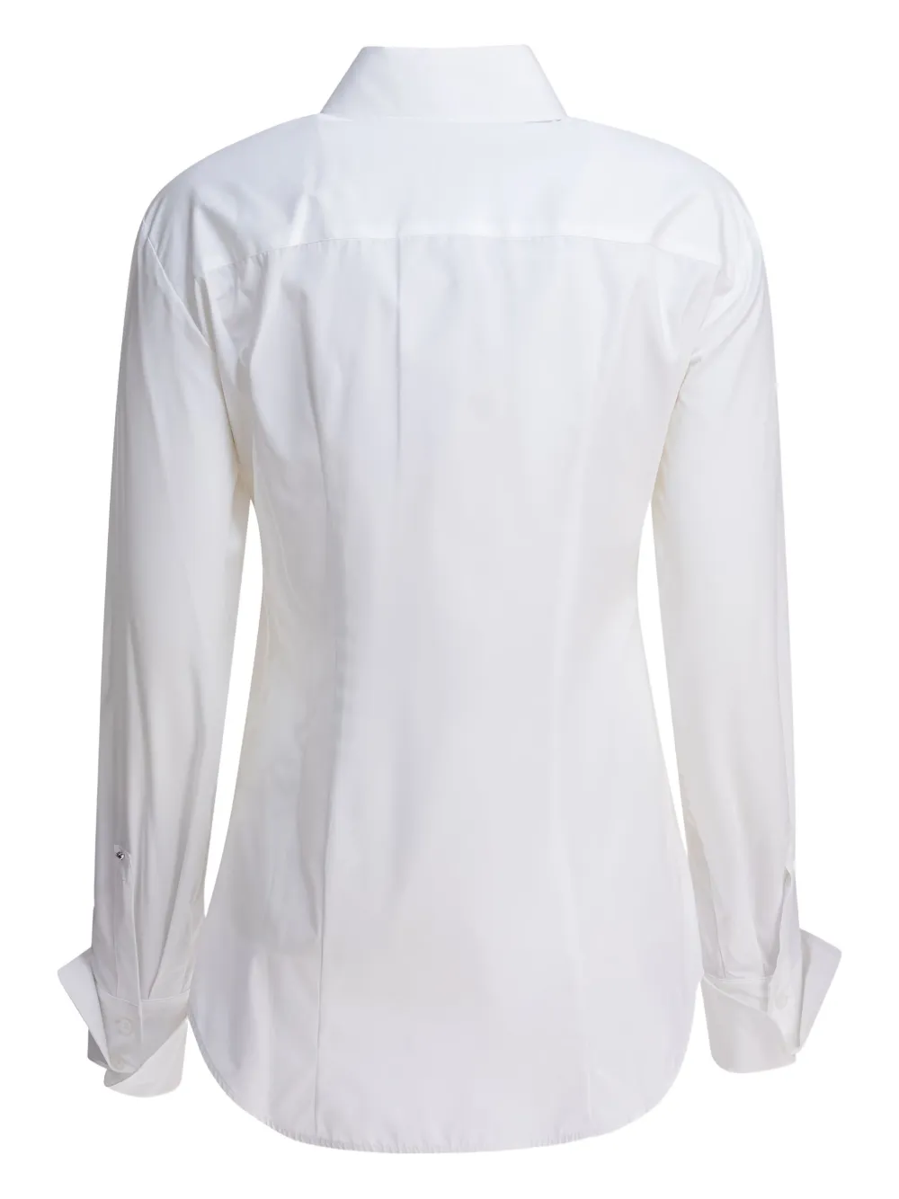 Max Mara long-sleeves buttoned-cuff shirt Wit