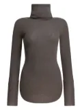 Rick Owens ribbed-knit turtleneck sweater - Grey