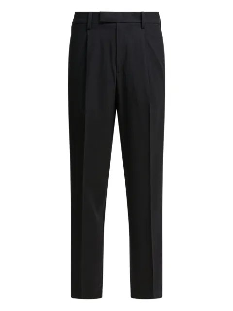 Vince pleated-front trousers