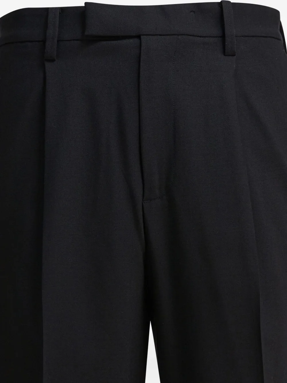 Vince pleated-front trousers Zwart