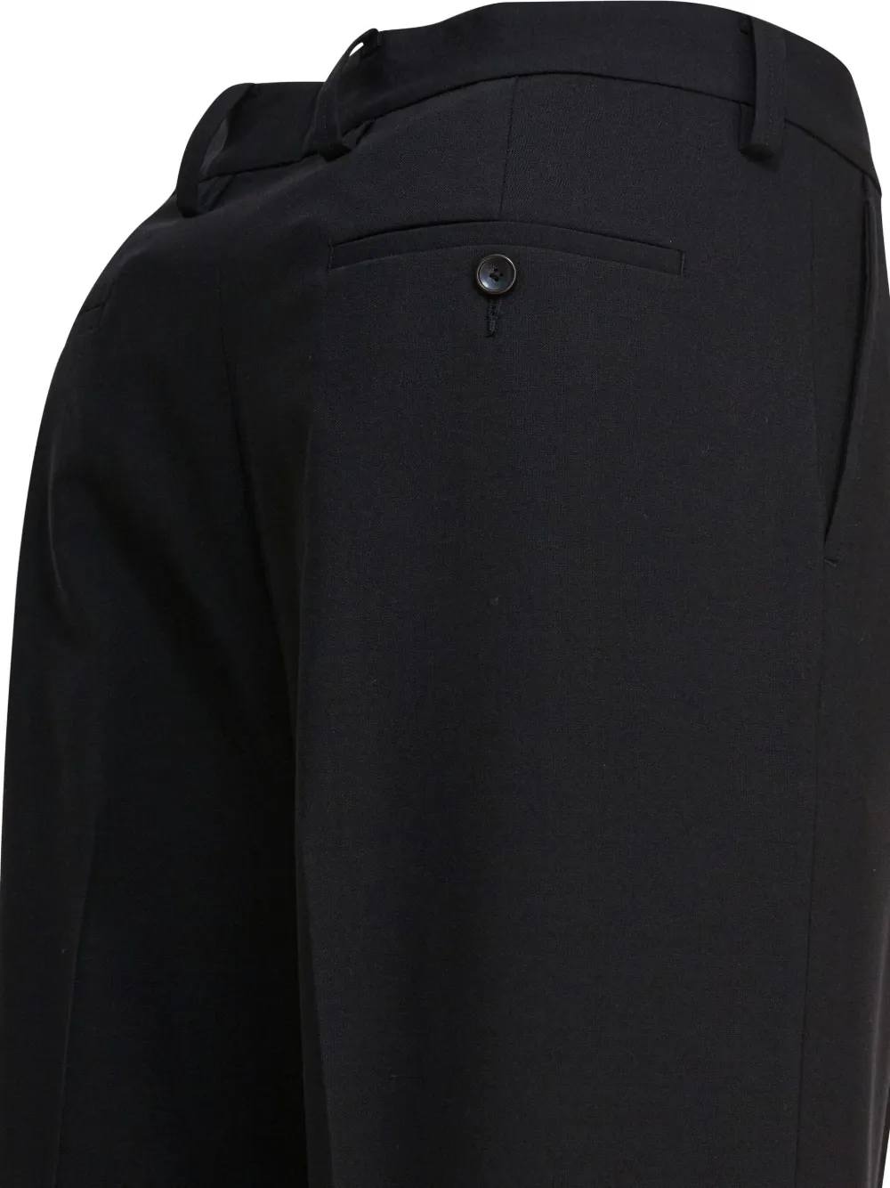 Vince pleated-front trousers Zwart