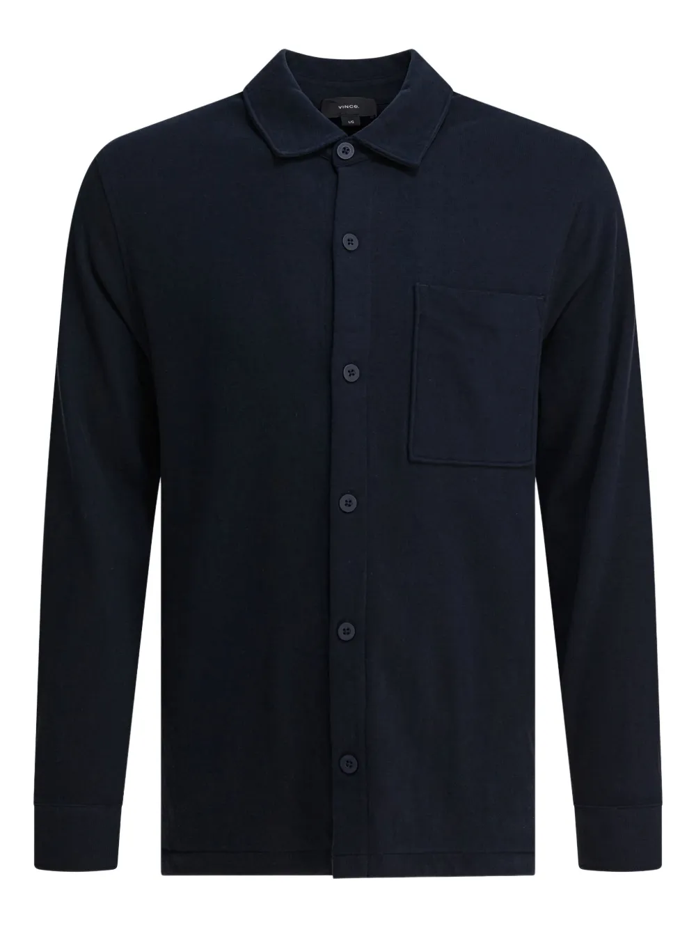Vince long-sleeve pocket shirt Blauw