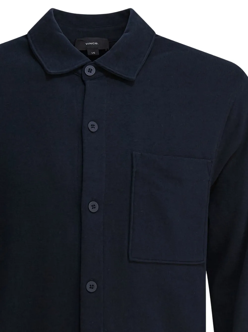 Vince long-sleeve pocket shirt Blauw