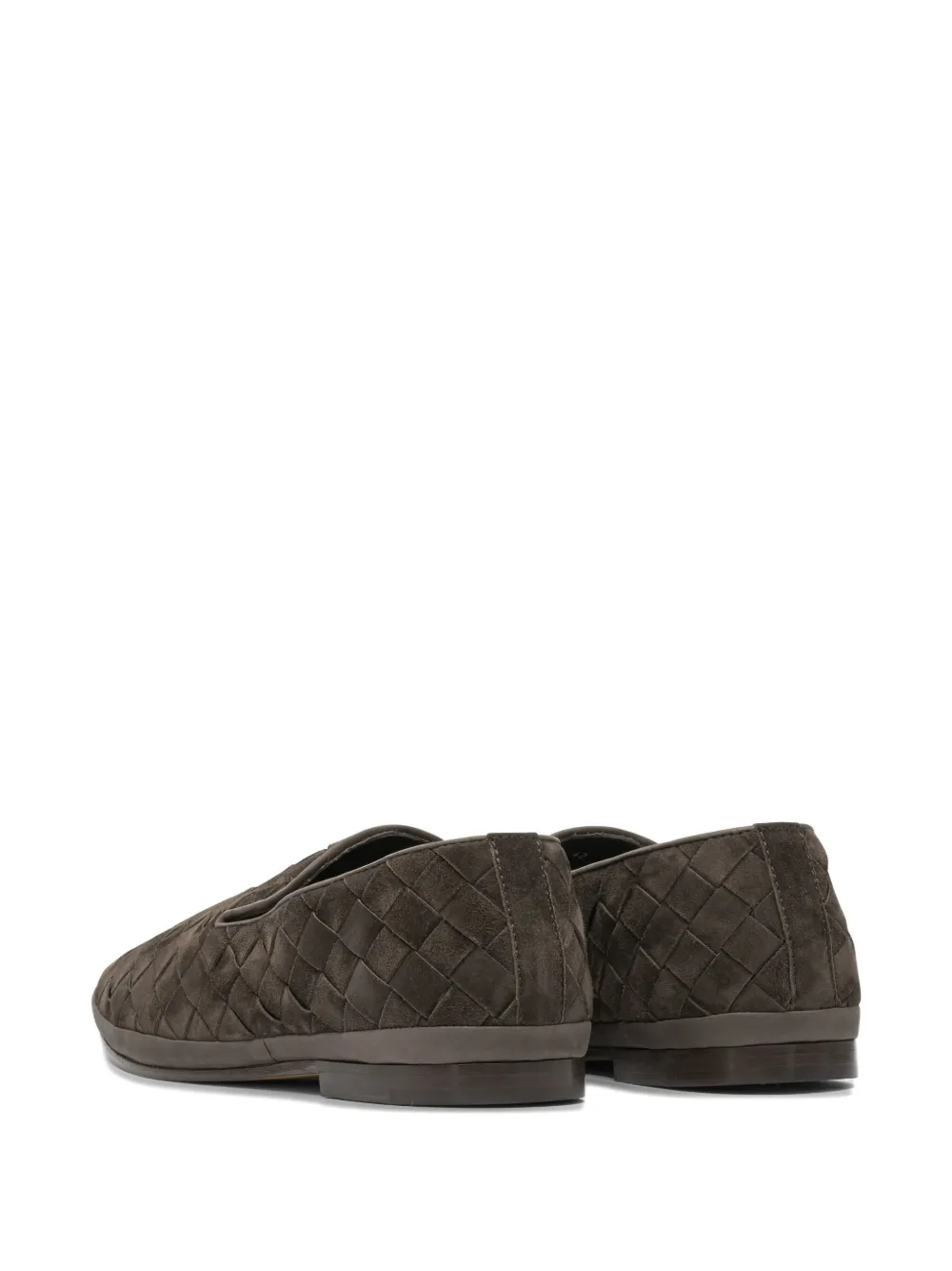 Henderson Baracco woven leather loafers Brown