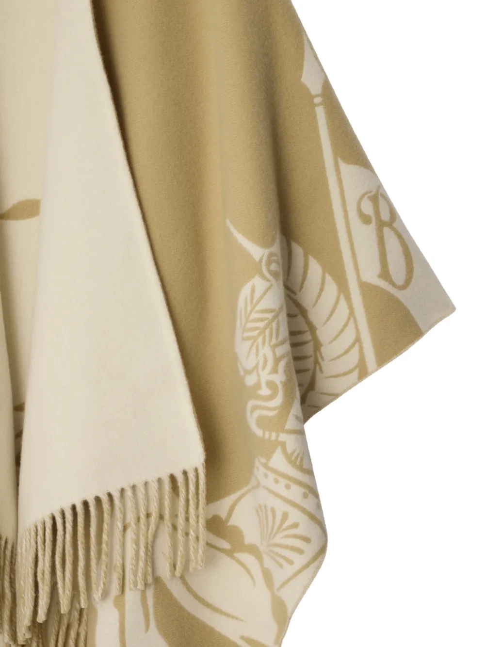 Burberry EKD wool blend cape Beige
