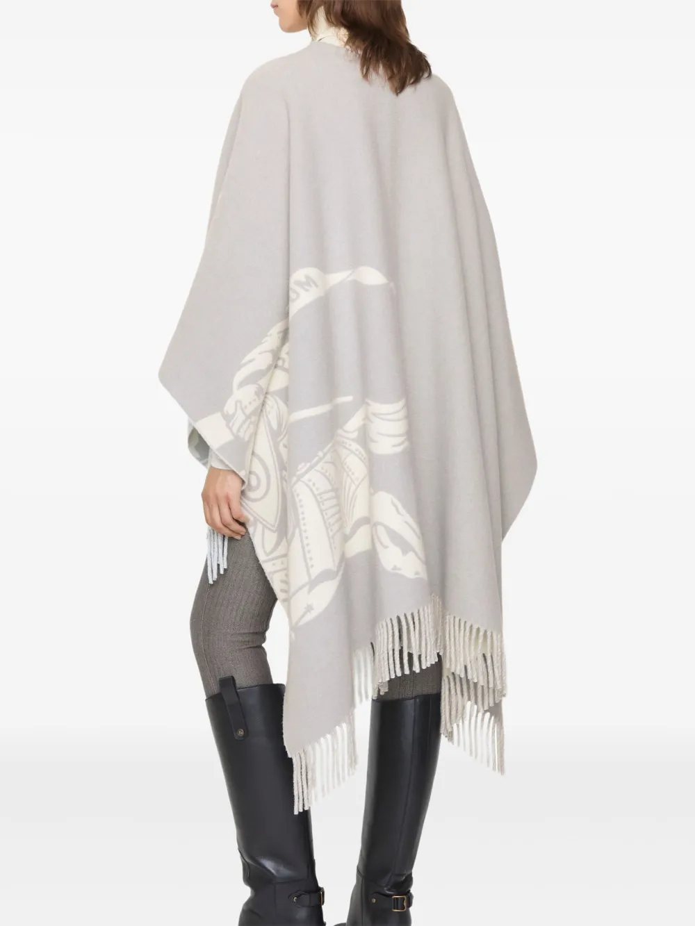 Burberry Sjaal van wolblend Grijs
