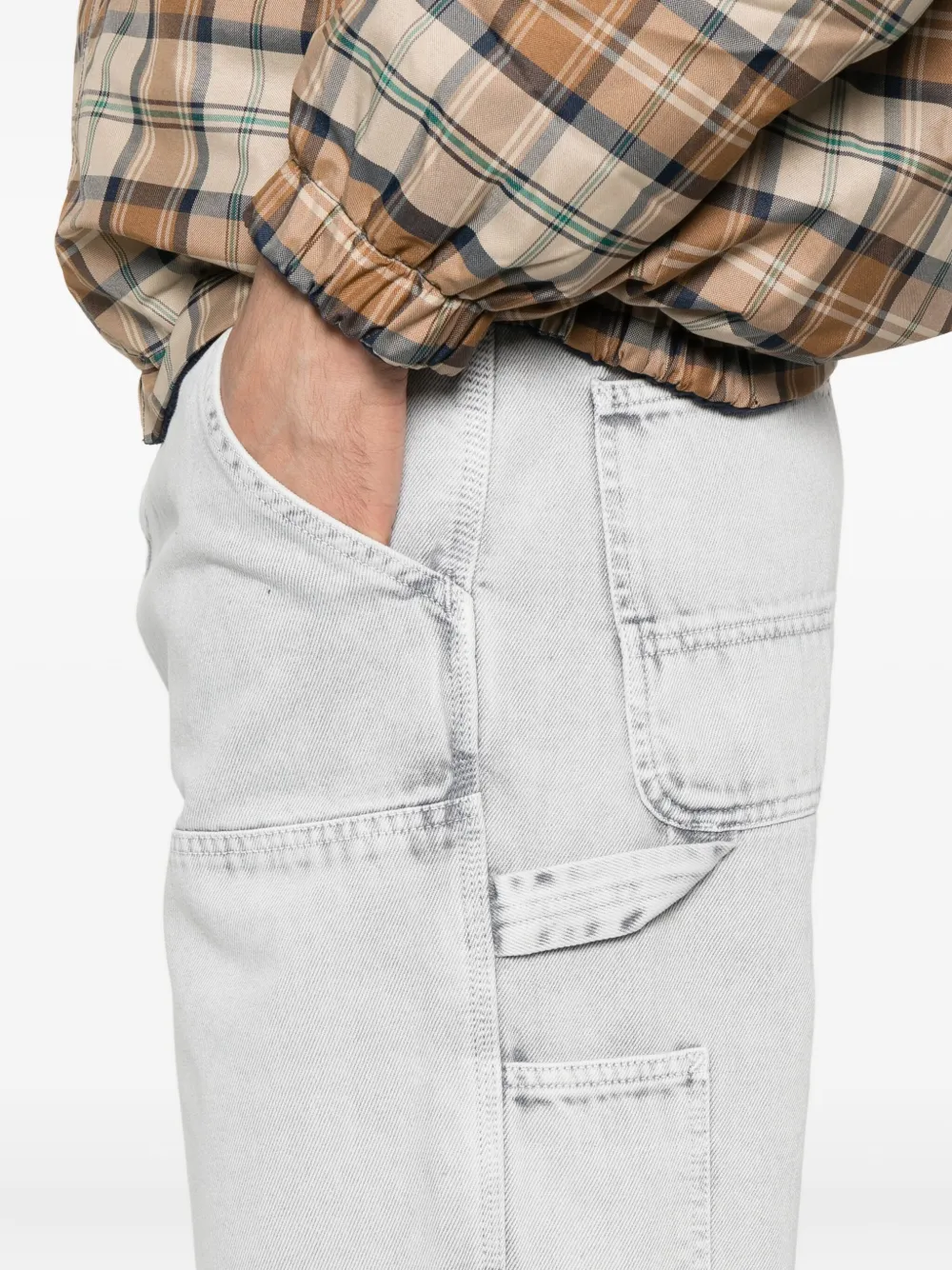 Carhartt WIP Cargo jeans met dubbele knie Blauw