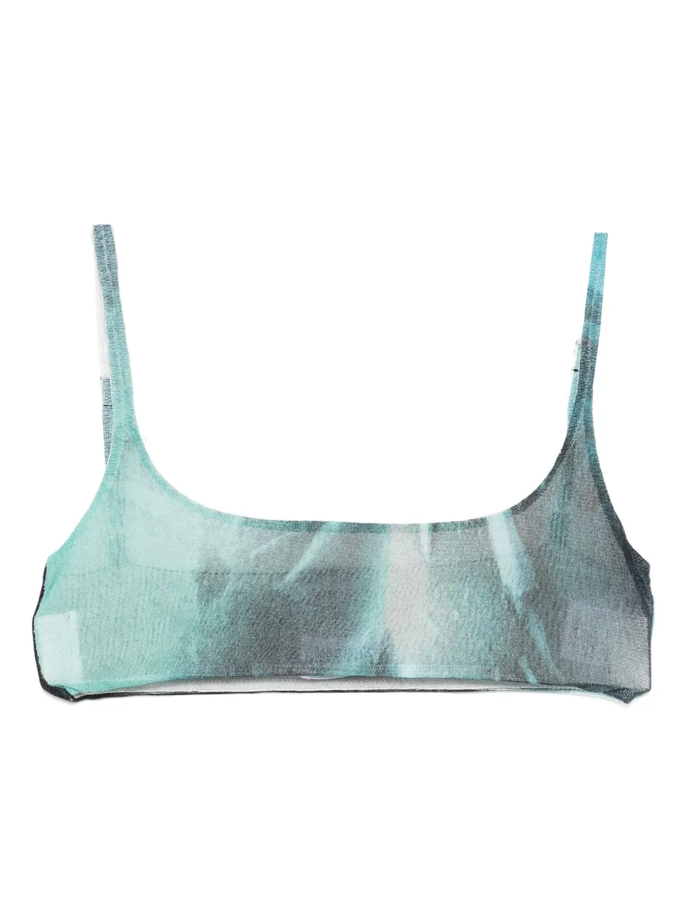 Jean Paul Gaultier abstract-print top Blauw