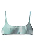 Jean Paul Gaultier abstract-print top - Blue