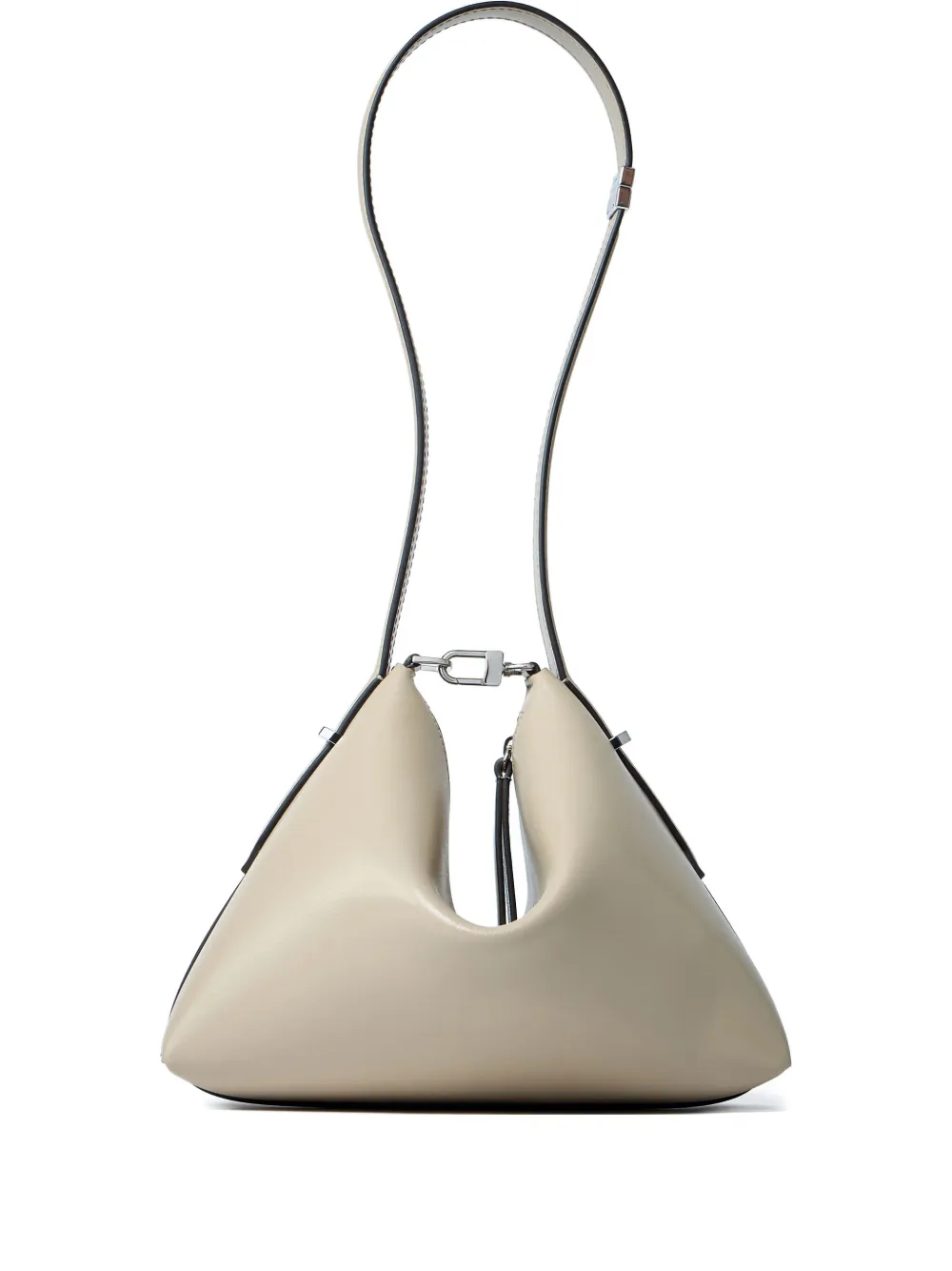 TOTEME Bevel schoudertas met gesp Beige