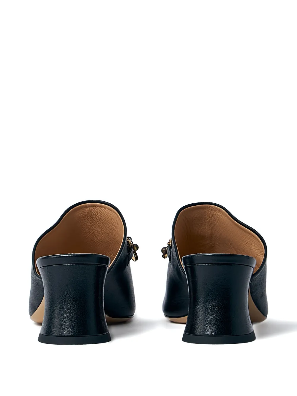 Chloé 80mm charm-embellished heeled mules Black