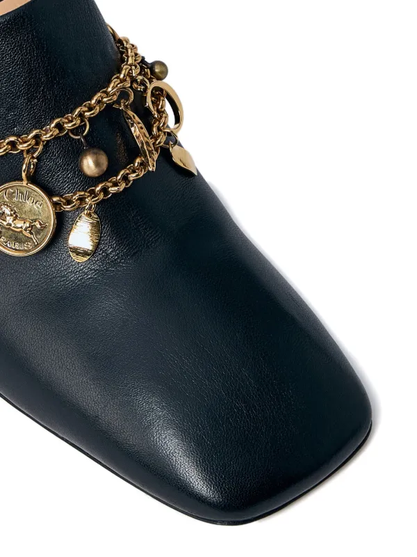 Chloé 80mm charm-embellished Heeled Mules | Black | FARFETCH Chloé 80mm charm-embellished Heeled Mules | Black | FARFETCH