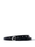 Vivienne Westwood crocodile-effect leather belt - Black