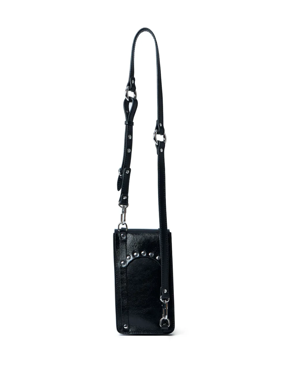 Vivienne Westwood Orb-motif studded crossbody bag Zwart