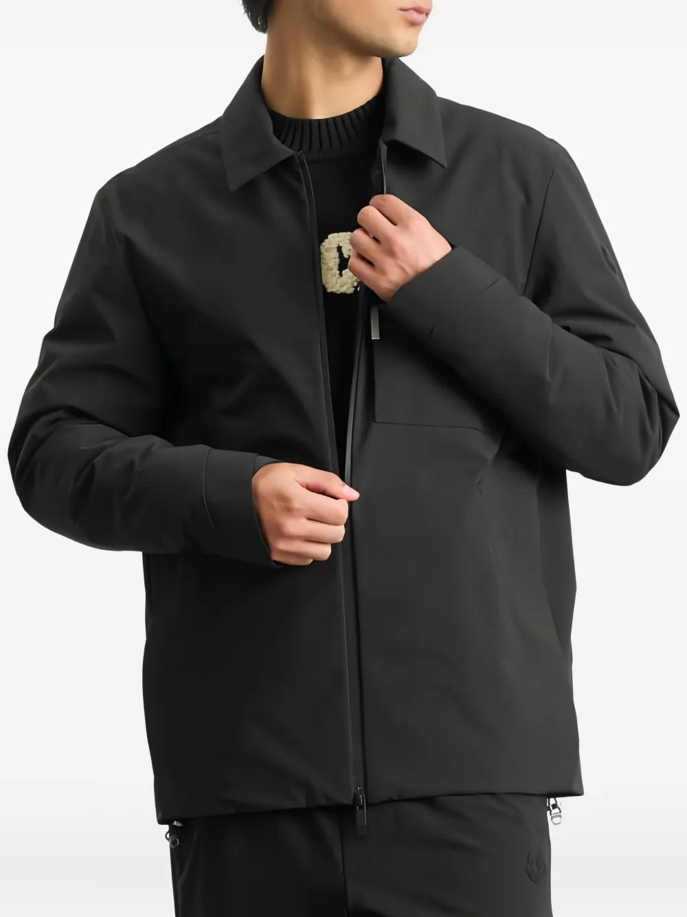 Moncler Jack met ritssluiting Zwart