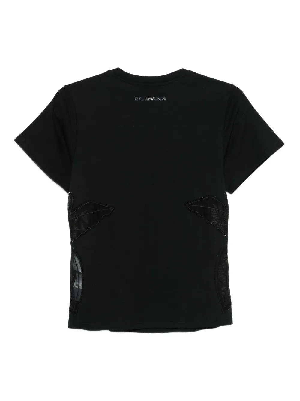 Emporio Armani butterfly-embellished t-shirt | T-Shirts & Jersey Shirts | Image 2