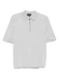 Emporio Armani half-zip polo shirt - Grey
