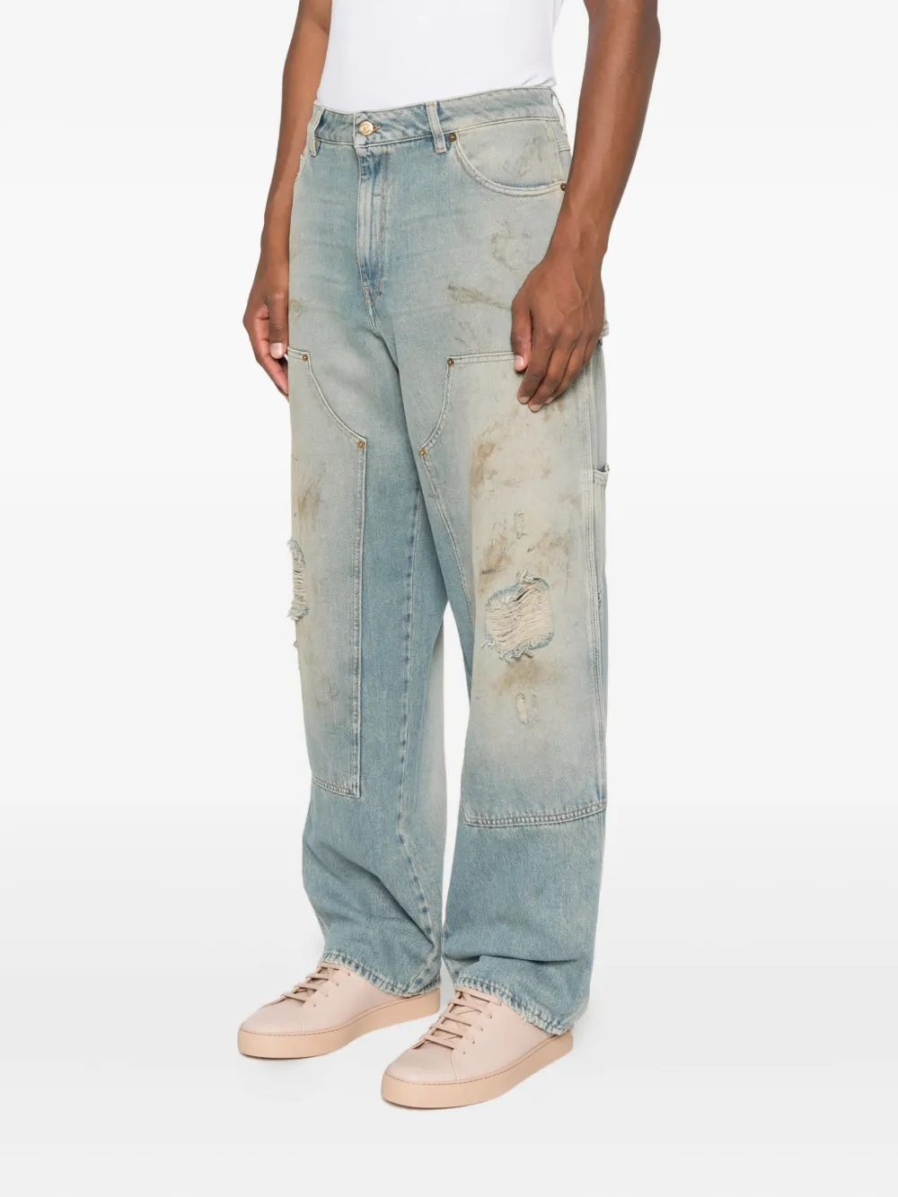 Golden Goose distressed jeans Blauw