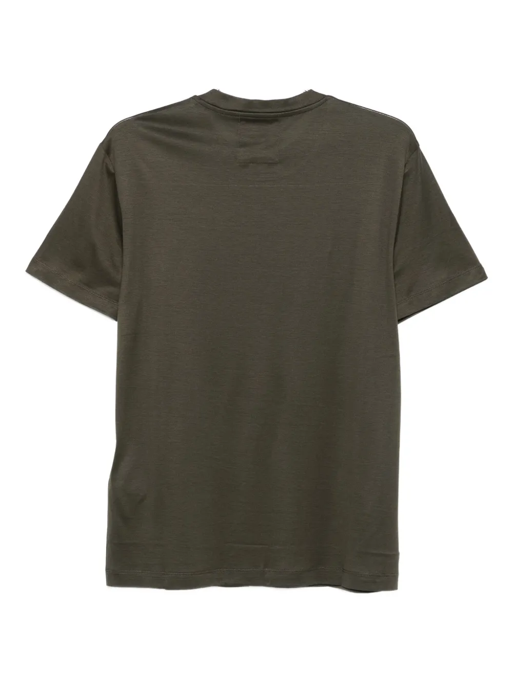 Emporio Armani T-shirt met geborduurd logo Groen