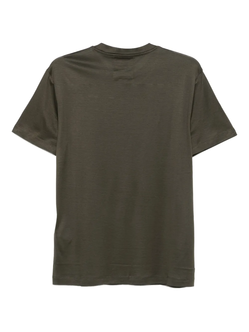 Emporio Armani T-shirt met geborduurd logo - Groen